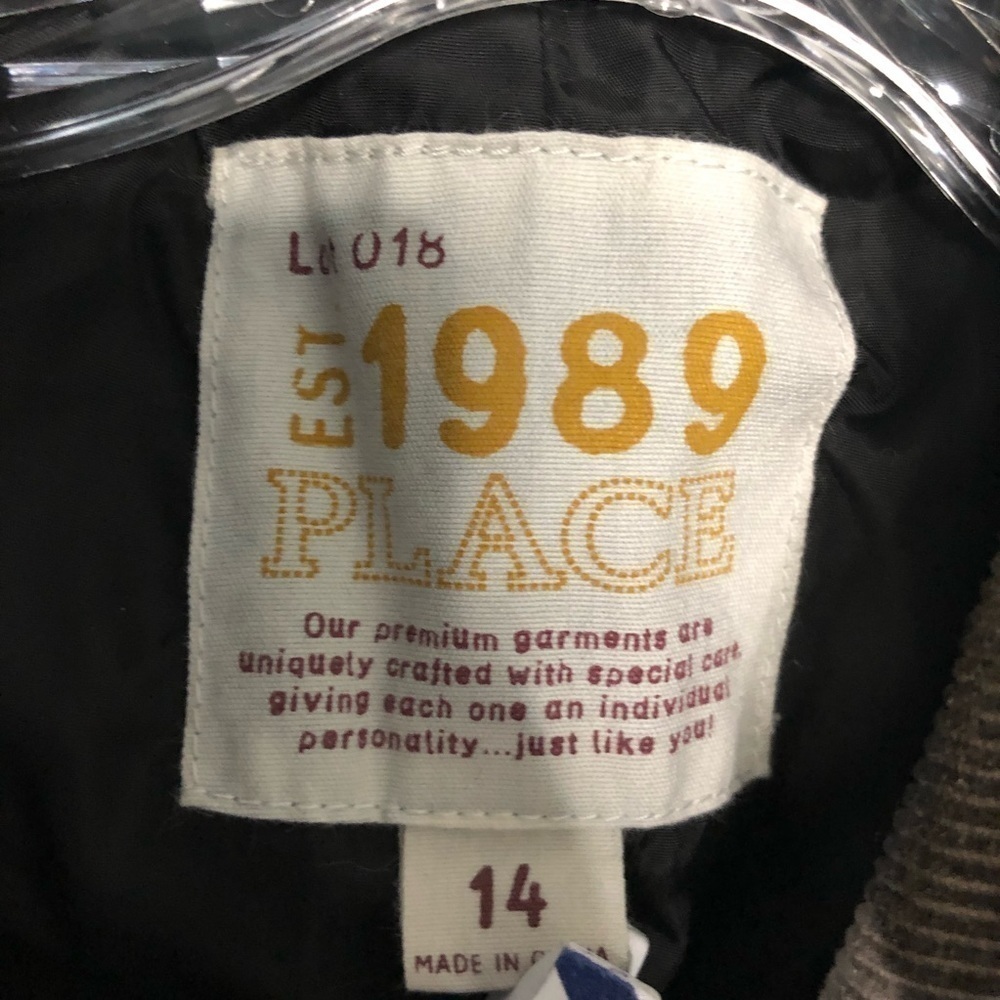 1989 Camouflage Corduroy Blazer Jacket Big kids Size 14 - Picture 2 of 7